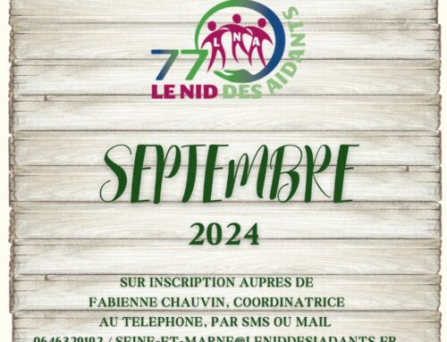 Le nid des Aidants en Septembre : atelier collectif et accompagnement individuel en Nord seine et marne